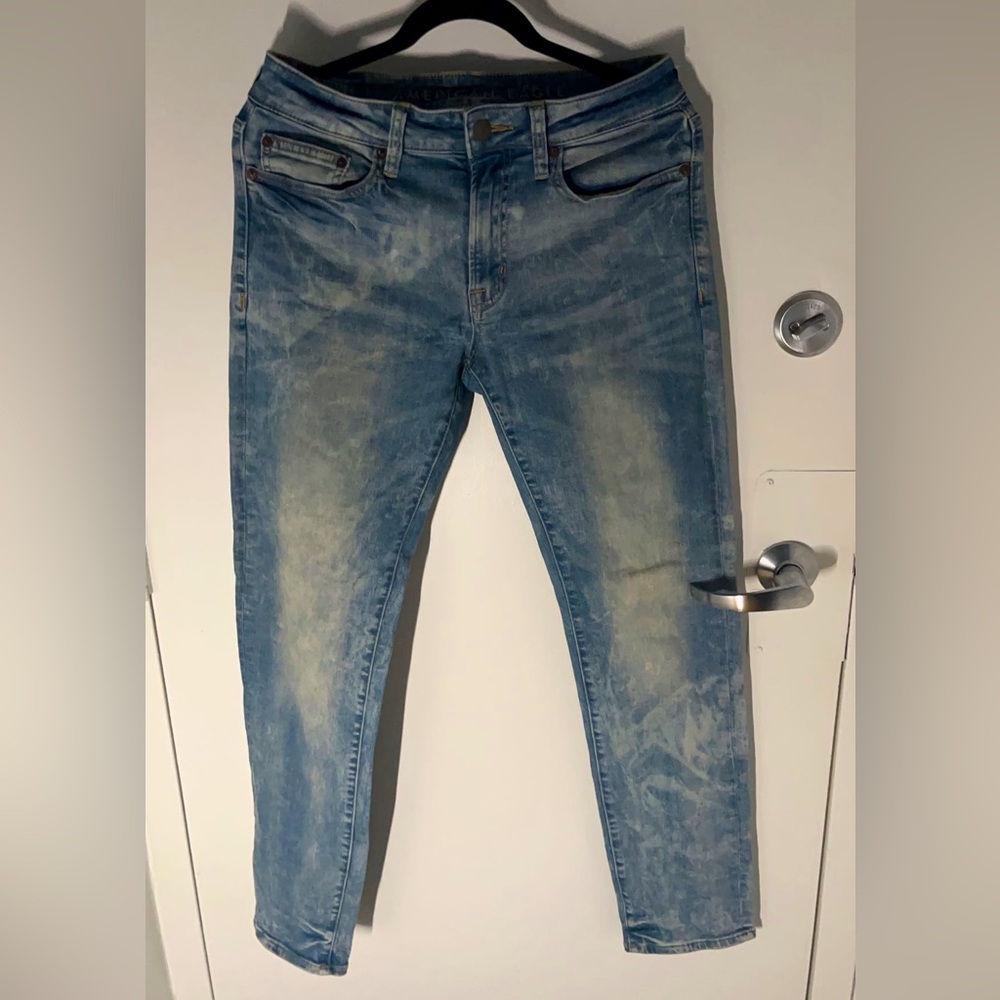 men’s jeans american eagle blue